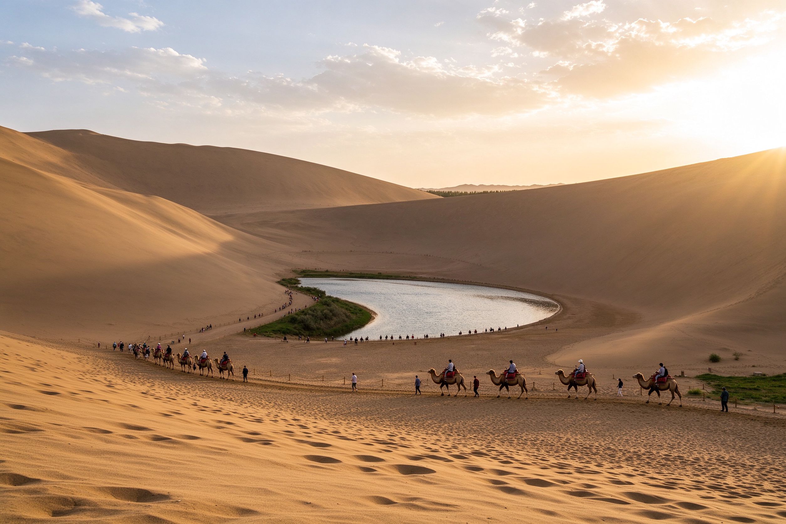 Crescent Lake Singing Sand Dunes
