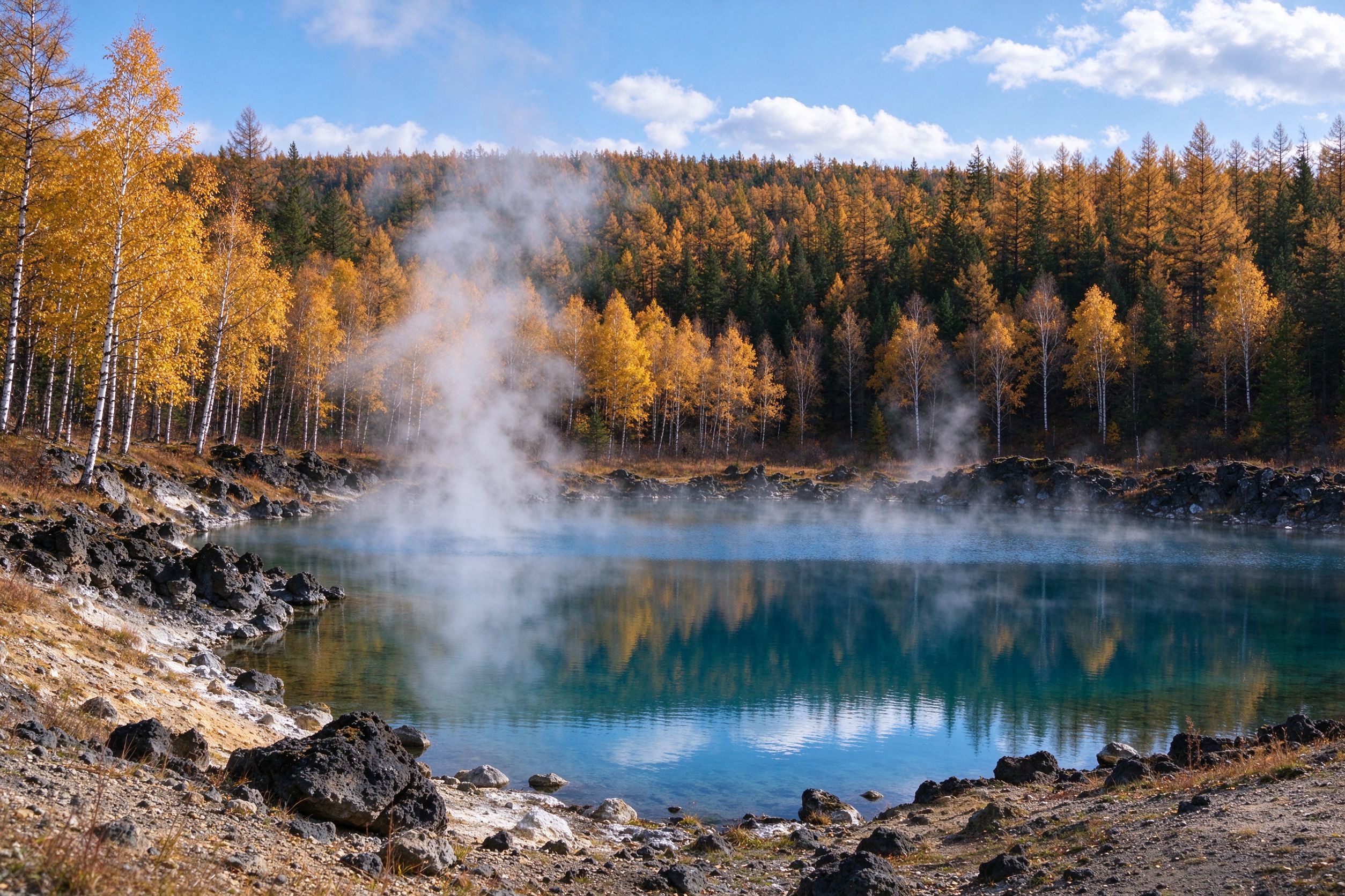 Alshan Volcanoes and Hot Springs